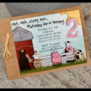 Farm Party Invite