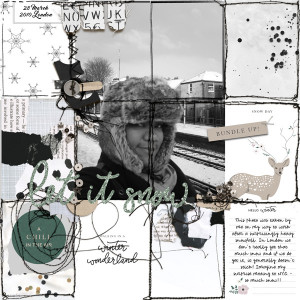 Christmas in July 2020: Scrap with Journal Cards - Let It Snow