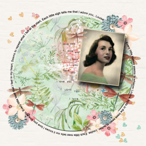 August Scraplift Challenge Mom's Favorite Things.