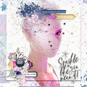 Speed Scrap-August-Sparkle & Shine
