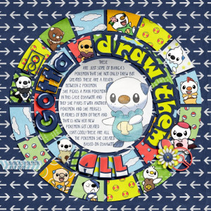 Gotta Draw Them All - SCRAPLIFT Challenge - SOSN 08/12