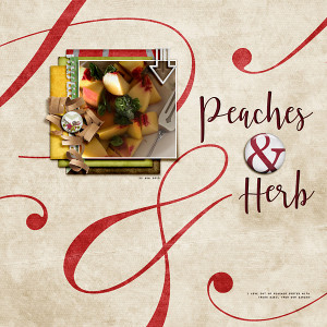 Peaches & Herb (Kim J's Sept Designer Challenge)