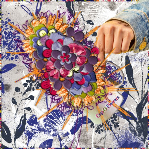 Art Journaling-Monthly Muse-August-Week#4-Cup-O-Flowers