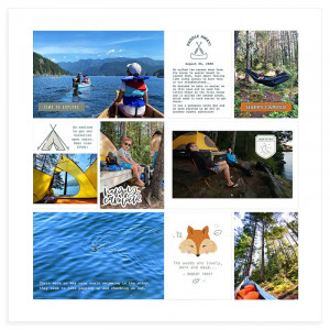 Canoe camping