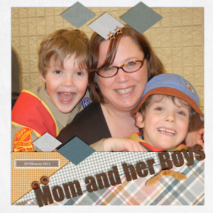 Mom and her Boys