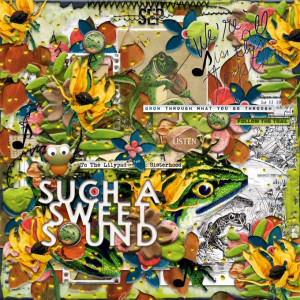 Art Journaling-September-Monthly Muse-Week #2-Collage-Leapin' Lilypad