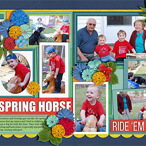 Spring Horse (double page)