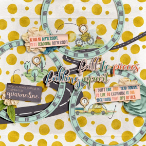 Fall To Pieces Falling Apart - Let's Get Inspired DSD Challenge! - FF 10/02