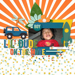 Lil Dude On The Move
