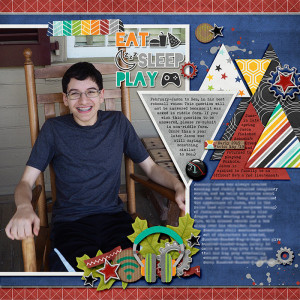 Eat, Sleep, Play--DSD Template Challenge