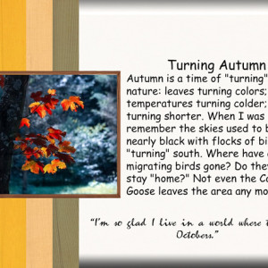 Turning-Autumn