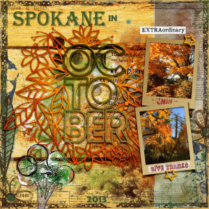 October in Spokane