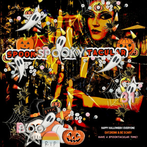 Random Challenge-October 2020-3 Fonts/3 Colors-Happy Halloween