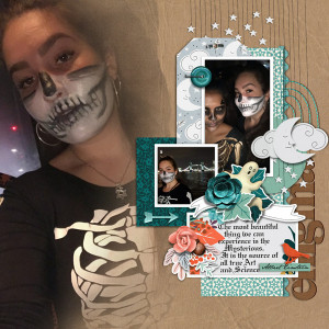 Enigma {Quote Scrap Challenge| Halloween Bash 2020}
