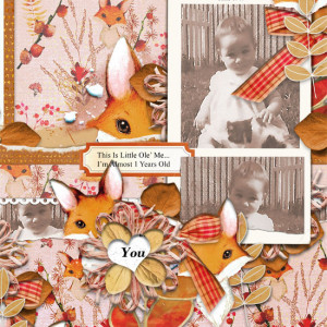 Lynn Grieveson-October 2020-Scrap-An-Old-Photo Challenge-Little Ole Me