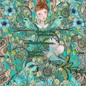 Art Journaling-Monthly Muse-October 2020-Week #3-Spring's Awakening