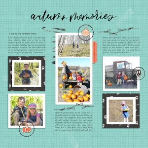 October Template | Sahin Designs