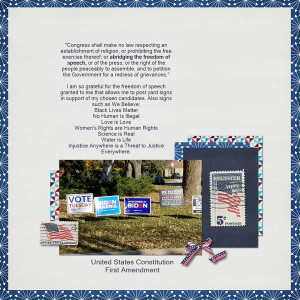 US Constitution First Amendment
