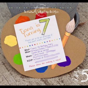 Art Party Invite