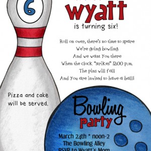 6th Birthday Invitation