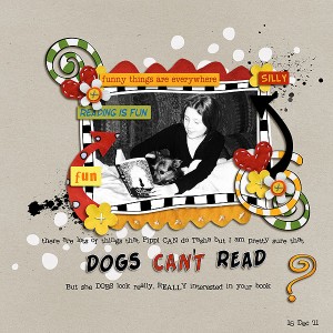 Dogs can't read!