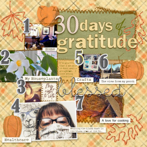 30 Days Of Gratitude - WK 1