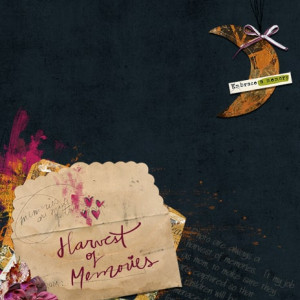 Harvest of Memories Journal Page