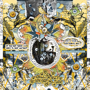 Art Journaling-Monthly Muse-November 2020-Week #3-In My Head