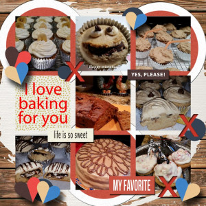Sahlin Studios November Challenge I Love Baking For You