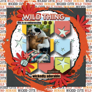Scrapping With Liz November Template Challenge Winston And Franklin