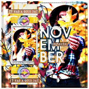Little Butterfly Wings-November 2020-Template Challenge-November Memories