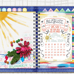August in my digi planner