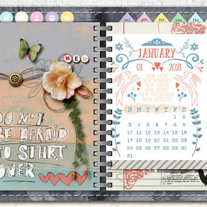 January in my digi planner