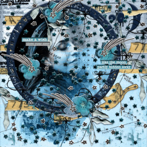 Rachel Jefferies-December 2020-Mixed Media Challenge-She Looked To The Stars And Wished