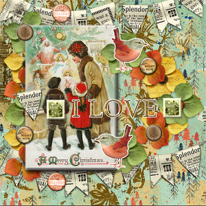 Lynn Grieveson-December 2020-Off Topic Challenge-A Vintage Merry Christmas