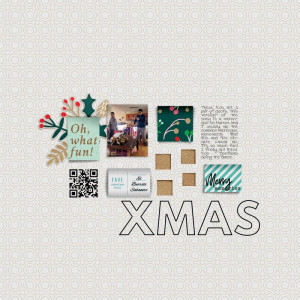 Oh What Fun! Xmas - SOSN 12/17 - Scraplift challenge.