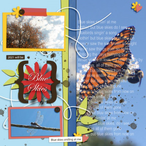 Scrapping With Liz December Template Challenge