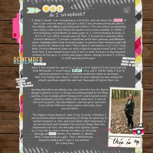 January 2 - Why I Scrap
