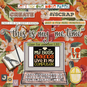 Little Butterfly Wings I-Scrapbook Kit (January Featured Kit)