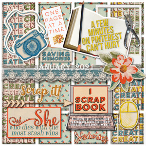 Little Butterfly Wings I-Scrapbook (January Featured Product)