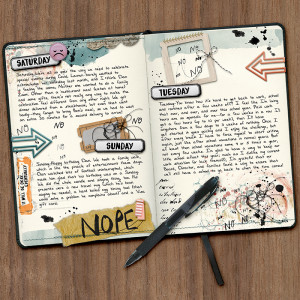 MOC9-12, Art Journal Diary