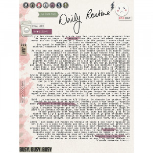 So over this daily routine | MOC jour 11