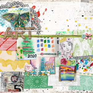 Day 16 - Art Journaling in December