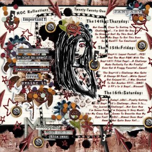 MOC9-Day #12-Art Journaling Diary-Reflections On MOC9