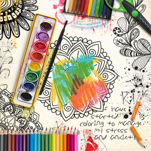 I have started coloring...