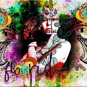 MOC9-Day #16-Using Doodle Art-I Am Strong:I Am Woman