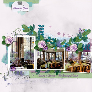 MOC 9-18 Rooms Of Blooms - The Breakfast Room