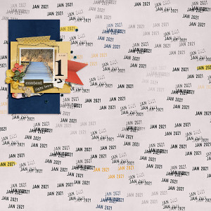 Jan. 19 Create a Stamped Background