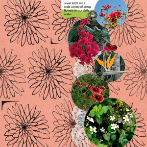 1-19-21 Stamped Background - Flowers
