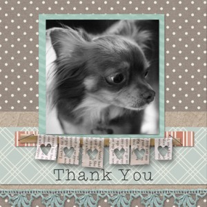 Rusty Thank You Card